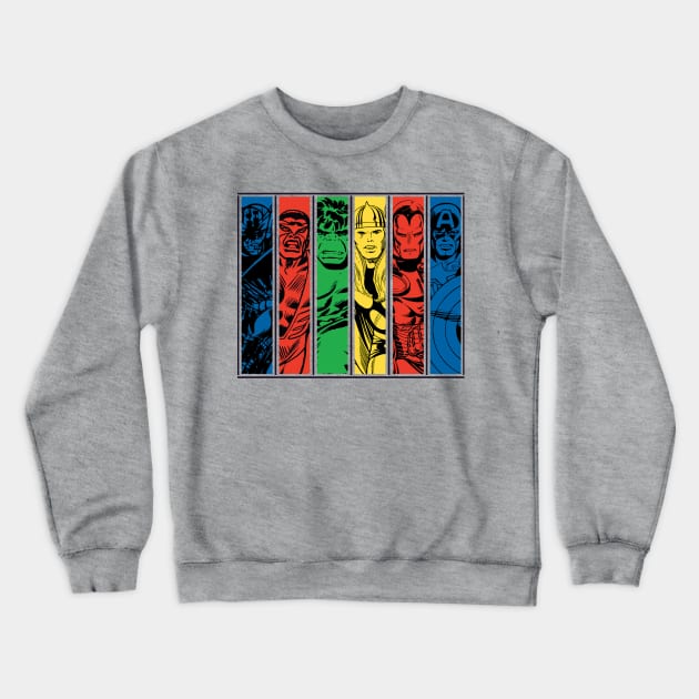 the team avangers vintage Crewneck Sweatshirt by tutuppagar